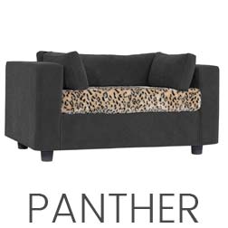 Pet sofa Grey - plaid Panther